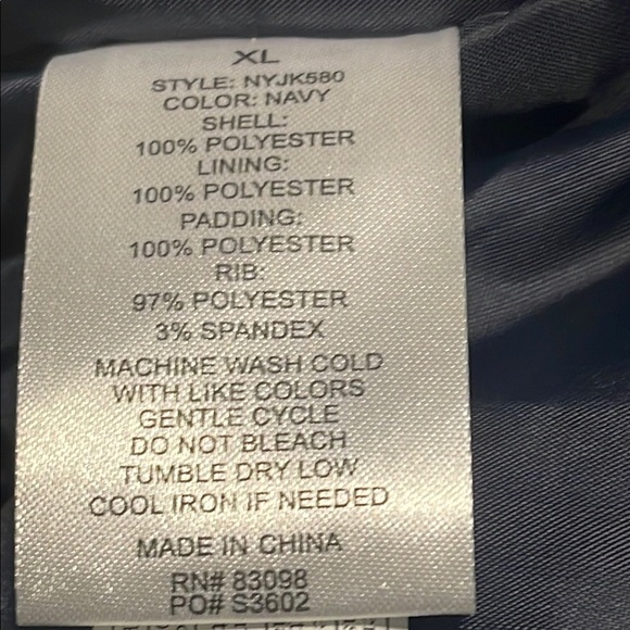 Ci Sono Navy Jacket with Yellow Trim - Picture 10 of 10